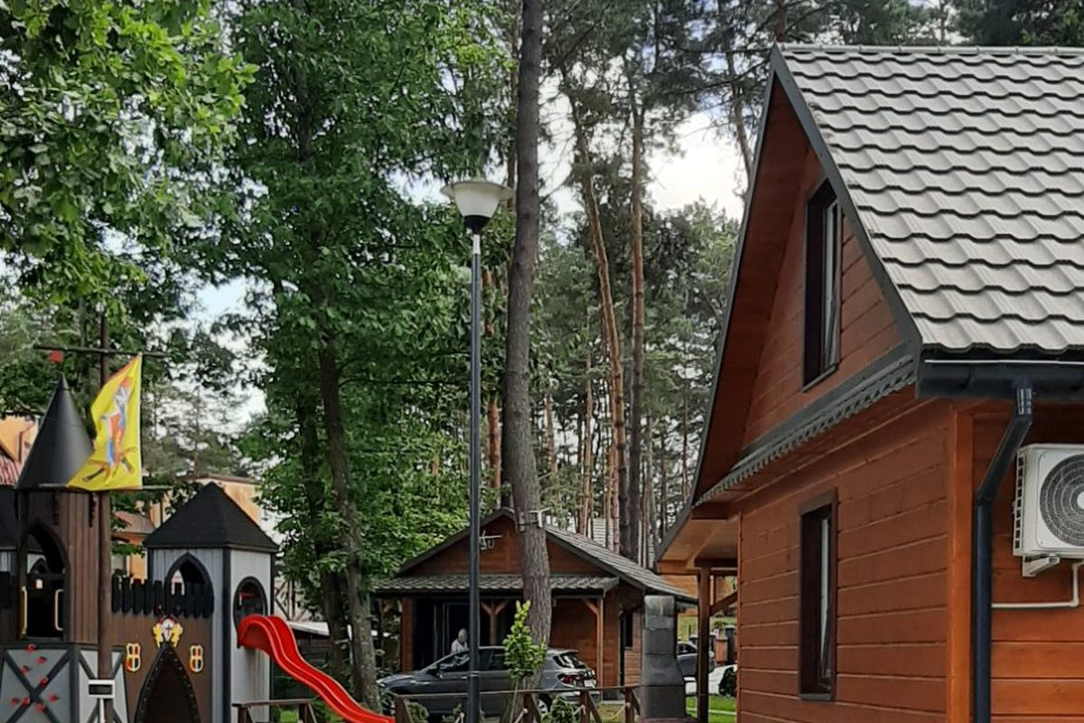 Teren ośrodka – zamek rycerski