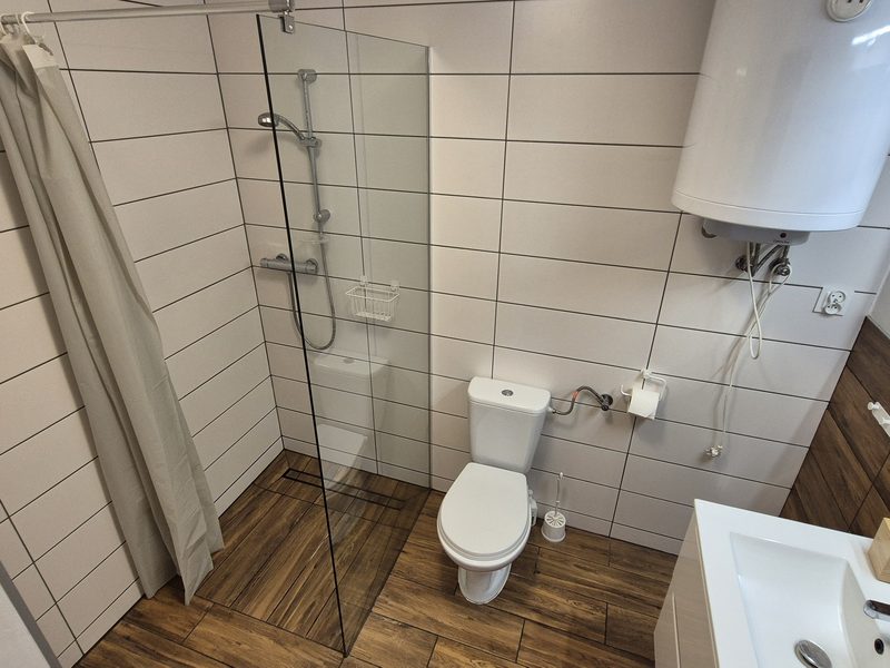 Łazienka z prysznicem typu walk-in
